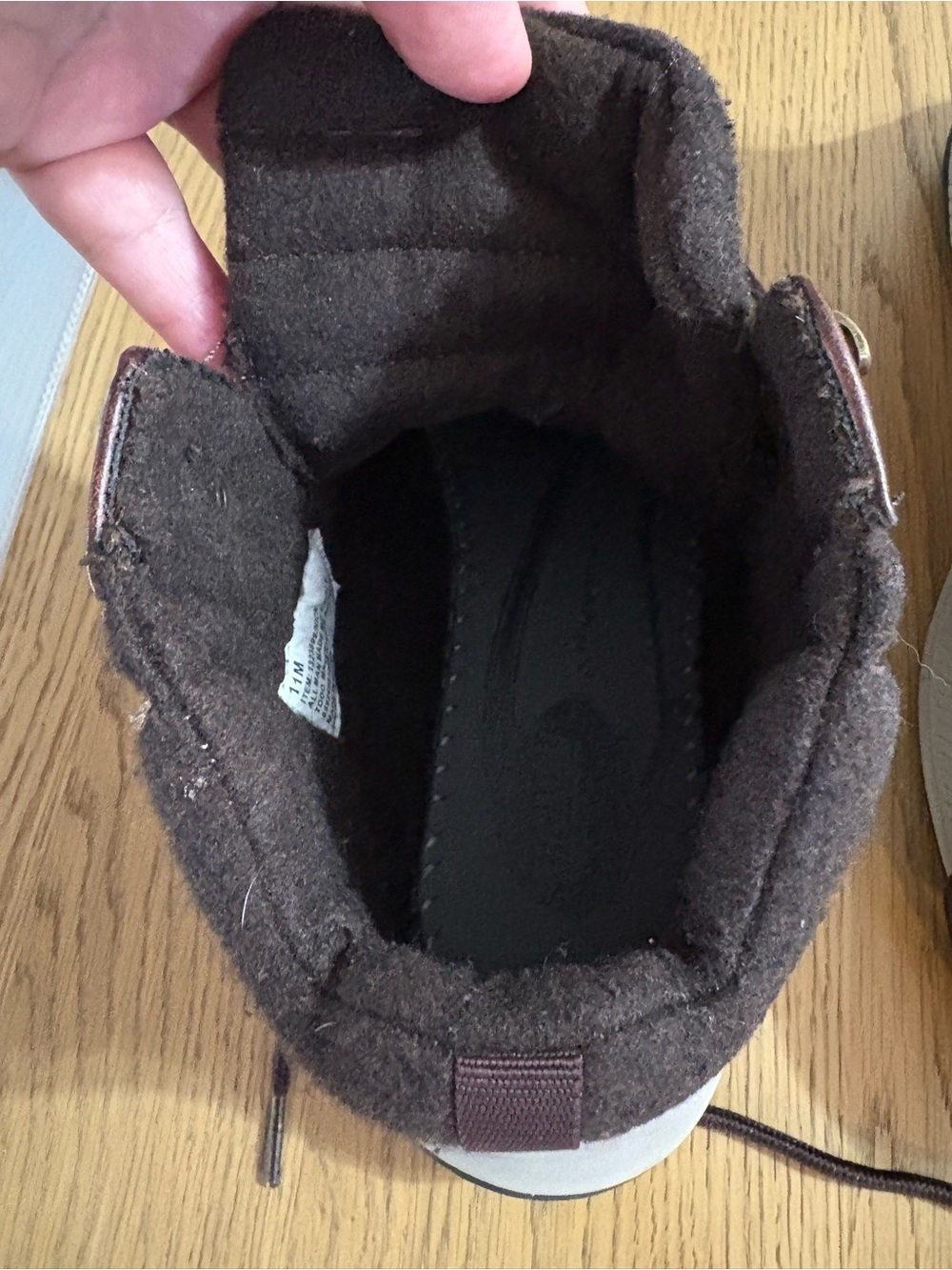 Khombu Brown Leather Lace-Up Hiking Boots - Picture 3 of 10